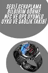 Akıllı Saat Yeni Model Sesli Asistan Bildirim Görme Bluetooth Bağlantılı Müzik Dinleme-1