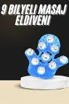 Selülit Giderici Masaj Eldiveni 9 Bilyeli Palm Masaj Eldiven Tam Vücut-2