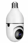 Güvenlik Kamerası Wi-Fi Özellikli 360 Derece Full Hd 1080p Ampül Kamera-3