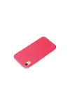 Apple iPhone XR Kılıf First Silikon - Pembe-3