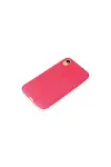 Apple iPhone XR Kılıf First Silikon - Pembe-4