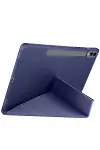 Samsung Galaxy X610 Tab S9 FE Plus 12.4 Kılıf Kalemlikli Mars Tablet Kılıfı - Lacivert-2