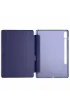 Samsung Galaxy X610 Tab S9 FE Plus 12.4 Kılıf Kalemlikli Mars Tablet Kılıfı - Lacivert-3