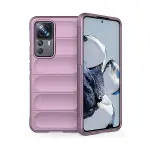 Xiao 12t Pro Kılıf Optimum Silikon - Mor-1