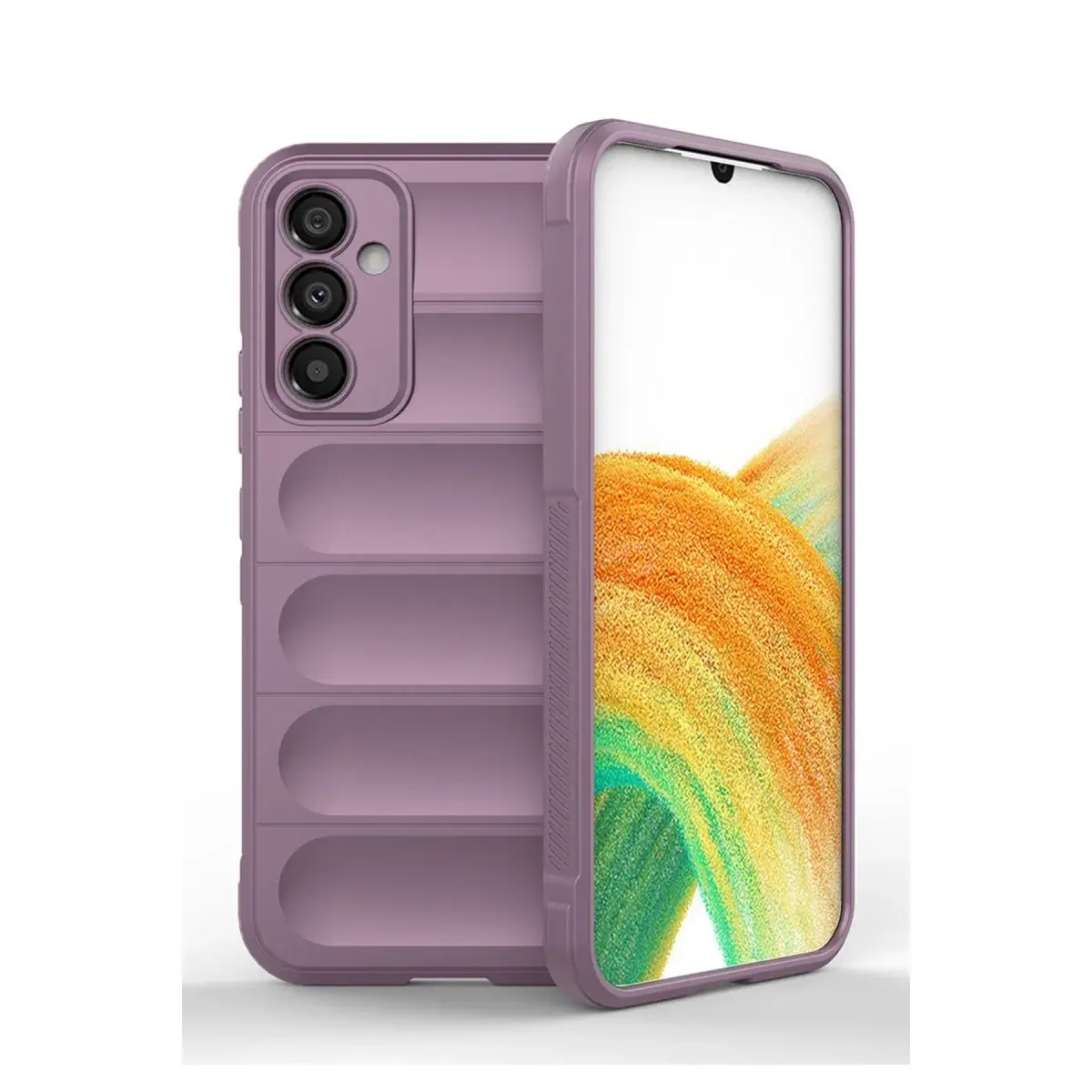 Samsung Galaxy A05s Kılıf Optimum Silikon - Mor