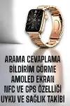 Akıllı Saat Adımsayar, Nabız Takibi ve GPS Destekli Kadınlara Özel-1