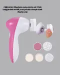 5’i 1 Arada Yüz Tezleme Cihazı – Masaj, Fırça, Peeling ve Krem Uygulama Aparatlı-3