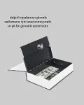 Gizli Kitap Kasa – Metal Gövdeli, Anahtarlı-3