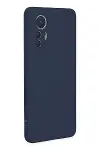 Xiao 12 Lite Kılıf Nano içi Kadife Silikon - Lacivert-2