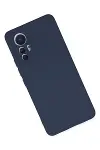Xiao 12 Lite Kılıf Nano içi Kadife Silikon - Lacivert-3