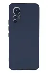 Xiao 12 Lite Kılıf Nano içi Kadife Silikon - Lacivert-1