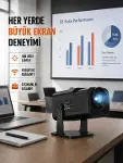 WiFi6 ve Bluetooth 5.4 Destekli LED Projektör - HCS350pro Yeni Nesil-1