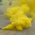 Sarı Renk Sis - Sarı Duman 1 Adet-2