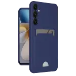 Samsung Galaxy A25 5G Kılıf Kelvin Kartvizitli Silikon - Lacivert-3