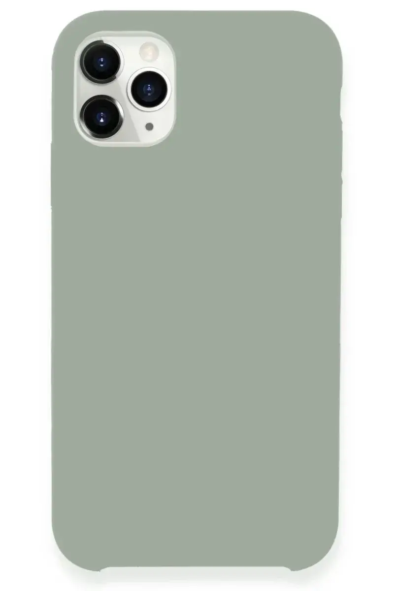 Apple iPhone 11 Pro Max Kılıf Lansman Legant Silikon - Açık Gri