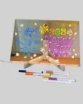 Çocuklar ve Yetişkinler İçin USB LED Işıklı Çizim Panosu-4