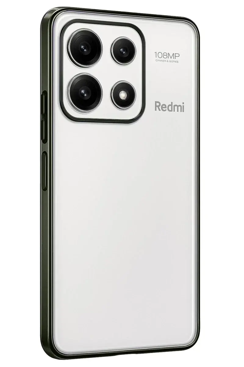 Xiao Poco X6 Pro Kılıf Razer Lensli Silikon - Yeşil