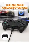 PS4 Uyumlu Kablosuz Oyun Kolu – Titreşimli, Şarjlı ve Ergonomik Yeni Nesil-1