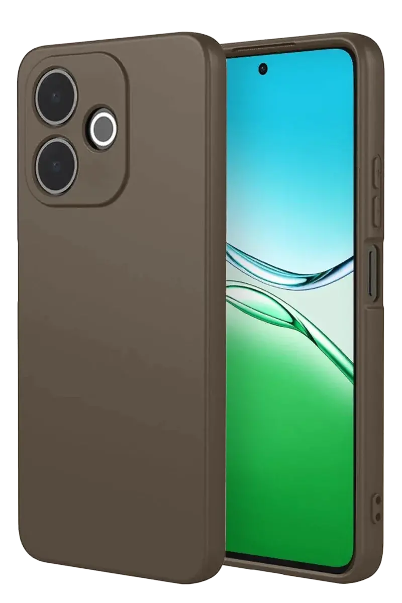 Oppo A5 Pro 4G First Silikon - Kahverengi