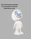 Astronot Tasarımlı Gün Batımı Efektli Şarjlı LED Lamba-3