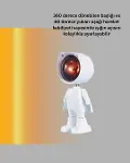 Astronot Tasarımlı Gün Batımı Efektli Şarjlı LED Lamba-4