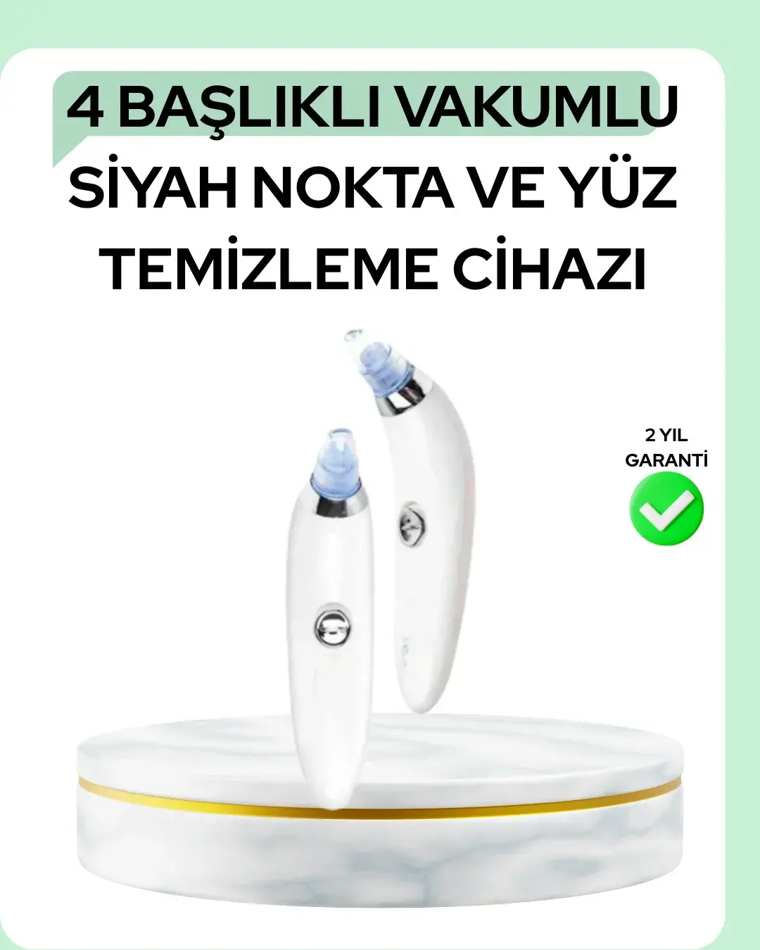 Gözenek Açıcı Buhar Etkili Vakumlu Siyah Nokta Tezleyici – Farklı Cilt Tiplerine Uygun