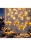 Ramazan LED Perde Lamba 3m (Fişli, Eklemeli) - Sarı Cami ve Yıldız-2
