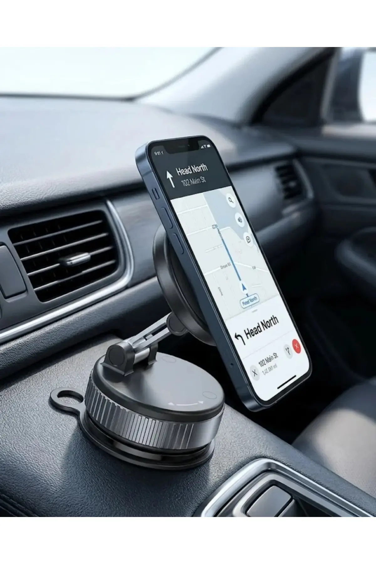 Araç İçi Manyetik Navigasyon Telefon Tutucu Güçlü Mıknatıslı Stand