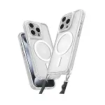 Apple İphone 15 Pro Max Kılıf Enka Magsafe Silikon Kılıf - Şeffaf-1