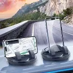 Numaratörlü Güçlü Yapışkanlı 360 Derece Dönebilen Su Geçirmez Araç İçi Telefon Tutucu Plastik Aparat-1
