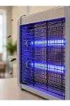 Elektrikli Sinek ve Sivrisinek Öldürücü 12W Çift UV Işıklı Böcek Lambası-4