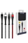 Konfulon S61 cro USB Kablo 1.2M 2.1A - Siyah-2