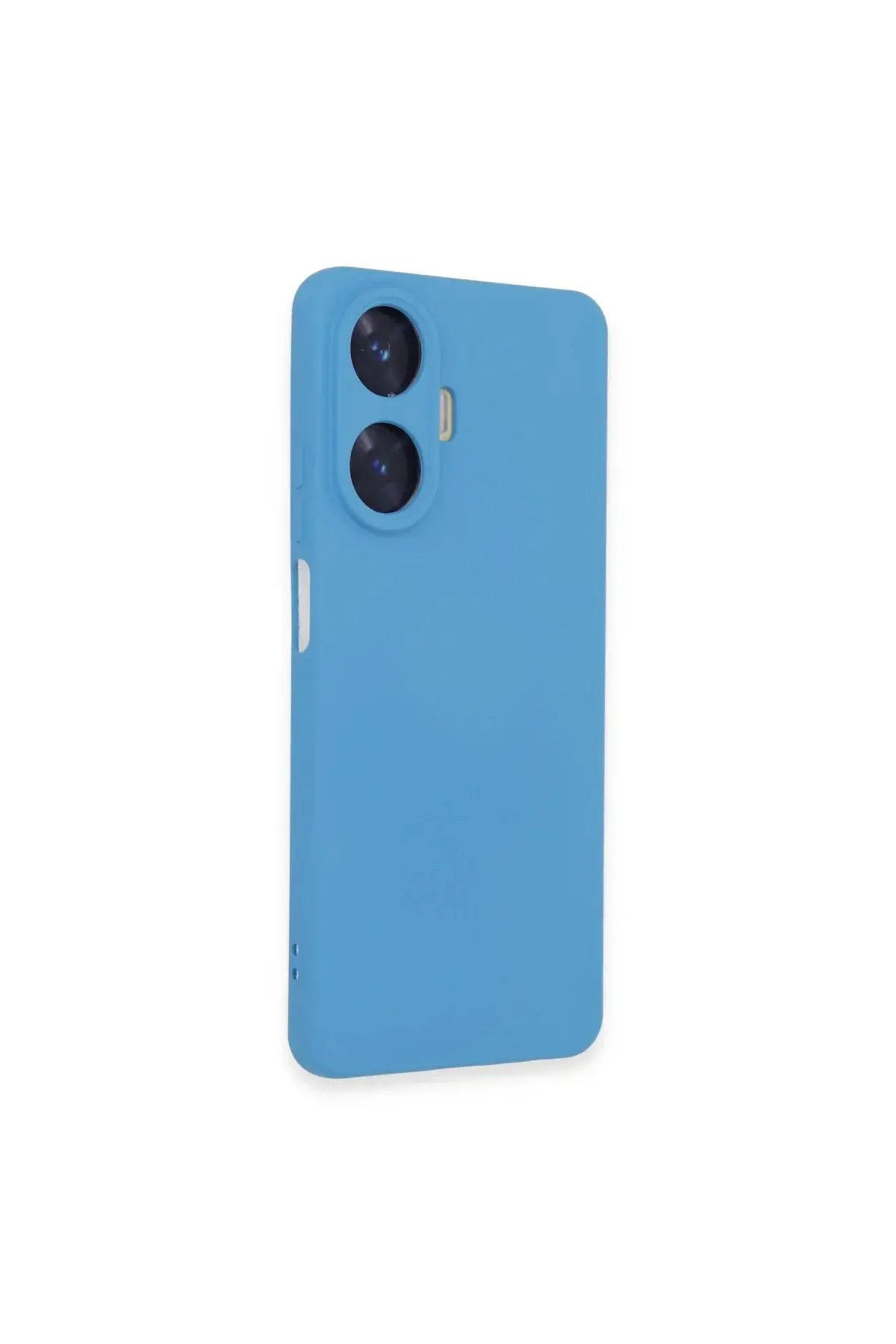 Realme C55 Kılıf Nano içi Kadife Silikon - Mavi