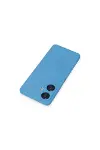 Realme C55 Kılıf Nano içi Kadife Silikon - Mavi-2