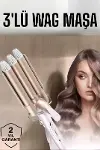 Wag Maşa Negatif İyon Teknolojili Isı Ayarlı Saç Maşası-1