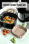 Bütün Airfryer'lere Uyumlu Vizon Silikon Pişirme Kabı-1