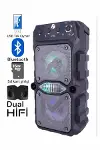 Ses Bombası Kablosuz Bluetooth Hoparlör Çift Çıkışlı Yüksek Ses Kaliteli Hoparlör-3