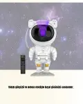 Bluetooth ve Dahili Ses Özellikli Astronot Projeksiyon Lambası-4