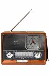 Vintage Nostaljik Radyo AUX USB SD Kart Girişli Şarjlı Bluetooth Bağlantılı-2