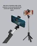 Bluetooth Selfie Çubuğu – 360° Dönebilen Başlık, Kablosuz Bağlantı-2