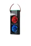 RGB Işıklı Spreyli Masa Fanı Çift Motorlu Güçlü Üflemeli Taşınabilir Fan-2