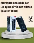 Kompakt Tasarım, Yüksek Ses Performansı – Çoklu Giriş Seçenekli Kablosuz Hoparlör (Bluetooth, USB, S-1