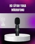 iPhone Uyumlu Çift krofonlu Kablosuz Yaka Seti Profesyonel Ses-1
