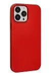 Apple iPhone 13 Pro Kılıf Asya Deri Silikon - Kırmızı-2