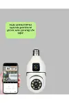 1080P WiFi Ampul Güvenlik Kamerası – Gece Görüş & Uzaktan Erişim Yeni Nesil-2