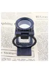 Tekstilciler Için Kumaş Kontrolü Büyüteç,katlanan, Metal 15x Büyütme-4