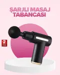Profesyonel Masaj Tabancası 6 Kademeli Derin Kas Terapisi 4 Başlıklı Şarjlı Sessiz Motor-1