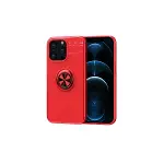 Apple iPhone 13 Pro Max Kılıf Range Yüzüklü Silikon - Kırmızı-2