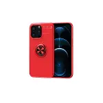 Apple iPhone 13 Pro Max Kılıf Range Yüzüklü Silikon - Kırmızı-3