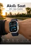 Akıllı Saat Nabız Ölçer Uyku Takibi Adımsayar Alarm ve Hatırlatıcı Çağrı Cevaplama Yeni Nesil-1